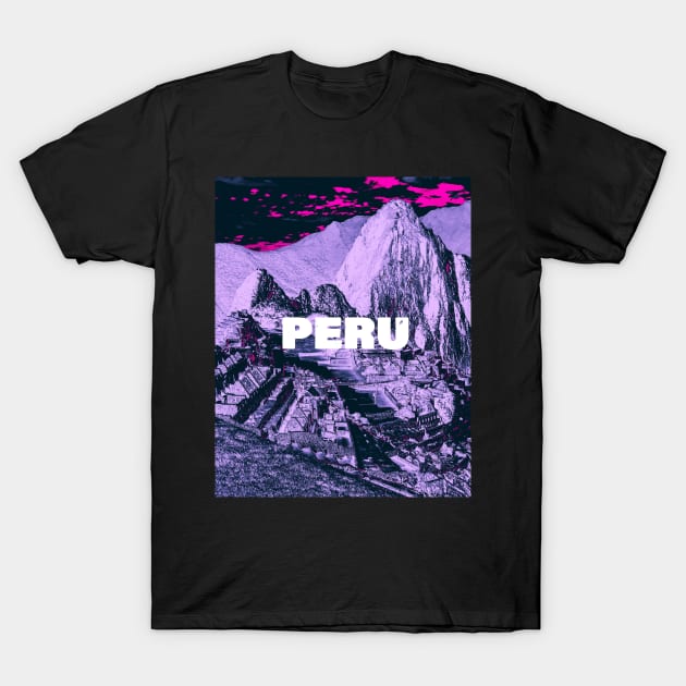 Peru T-Shirt by Lowchoose